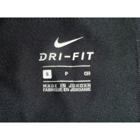 Nike Pants Womens S Black Capri Power Tight Fit Training Dri-Fit Yoga Gym 802948 - Picture 8 of 10